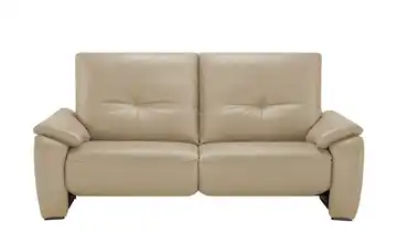 Wohnwert Sofa aus Echtleder Halina Beige ohne