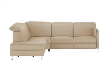 meinSofa Ecksofa Leon links ohne Beige