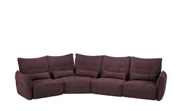 Ecksofa Jeaneva links Rot
