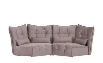 Einzelsofa Jeaneva 300 cm Samt Rosa