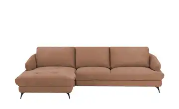 switch Ecksofa Futuro Terracotta links ohne