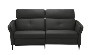 meinSofa Sofa 3-Sitzig Cedrik Schwarz Erweiterte Funktion