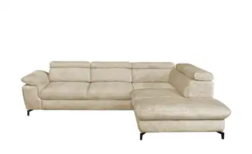 switch Ecksofa Alegra rechts Erweiterte Funktion Beige