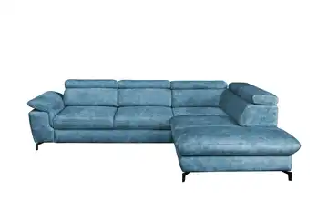 switch Ecksofa Alegra rechts Grundfunktion Aquablau