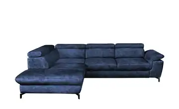 switch Ecksofa Alegra links Grundfunktion Mitternachtsblau