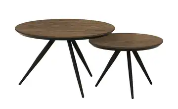 uno Couchtisch 2er Set Hayley Eiche (Nachbildung), Haselnussbraun