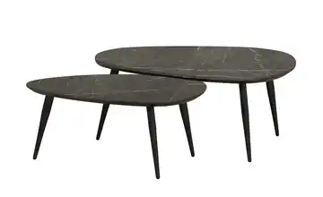 Couchtisch 2er-Set XL Dortmund Marmoroptik, Grau