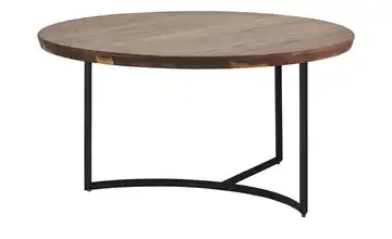 Couchtisch Hesel 37 cm Nussbaum Schwarz
