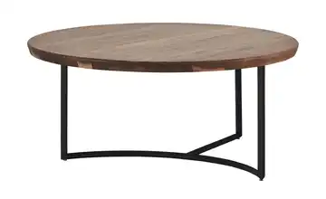 Couchtisch Hesel 32 cm Nussbaum Schwarz