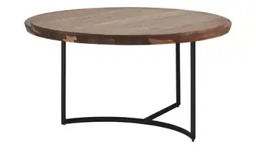 Couchtisch Hesel 42 cm Nussbaum Schwarz