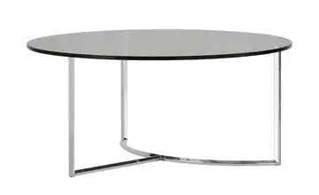 Couchtisch Hesel 31 cm Grau verchromt