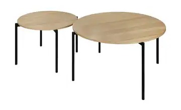 Couchtisch 2er Set Galeotto Eiche (Nachbildung)