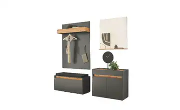 Garderobenkombination Anthrazit 200 cm 260 cm