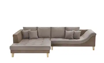 smart Ecksofa Wilma links Braun, Schlamm