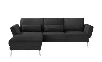 Jette Home Ecksofa Jette Wings links Erweiterte Funktion Anthrazit