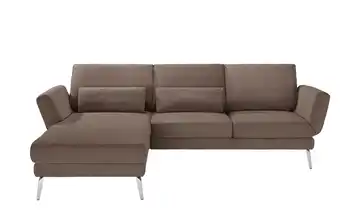 Jette Home Ecksofa Jette Wings links Erweiterte Funktion Hellbraun