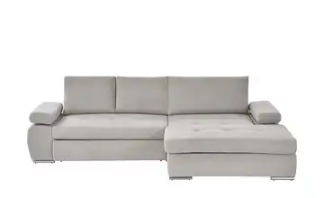 smart Ecksofa Infinity silberfarben rechts Chenille