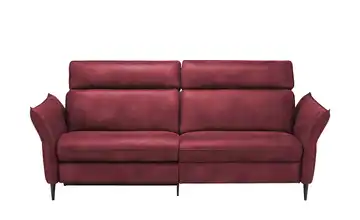 Hukla Sofa 3-sitzig Solea Brombeer (Dunkelrot)