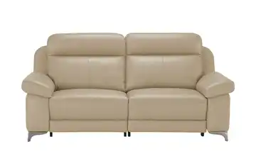 Wohnwert Sofa 3-sitzig mit elektrischer Relaxfunktion Arianna Beige