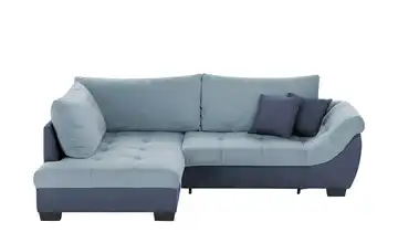 bobb Ecksofa Krissy links Taubengrau, Marineblau