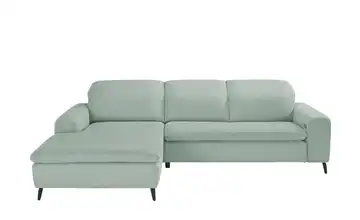 Jette Home Ecksofa aus Flachgewebe Jette Sense Mintgrün Erweiterte Funktion links