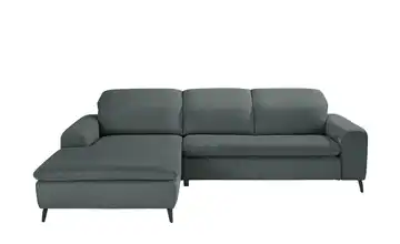 Jette Home Ecksofa aus Flachgewebe Jette Sense Erweiterte Funktion links Anthrazit