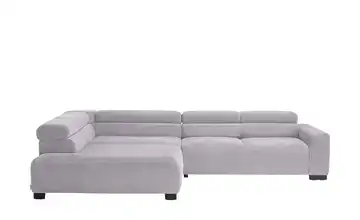 Jette Home Ecksofa aus Cord Jette Flirt links Erweiterte Funktion Grau