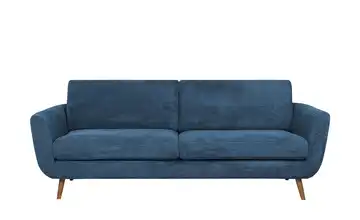 SOHO Sofa Smilla  Blau Cordstoff 3