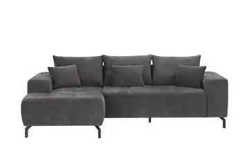 Ecksofa  Astrid Dunkelgrau links