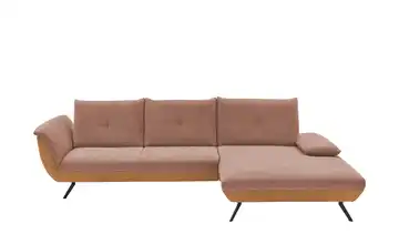 Ecksofa  Celine  Cognacbraun Erweiterte Funktion rechts