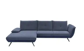 Ecksofa  Celine  Marineblau Grundfunktion links