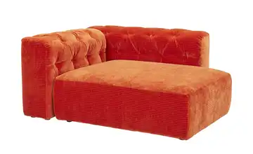 Jette Home Ottomane Club House Orange Chenille