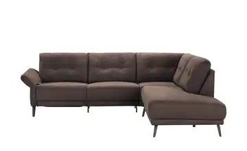 Jette Home Ecksofa  Scope  Braun rechts Erweiterte Funktion