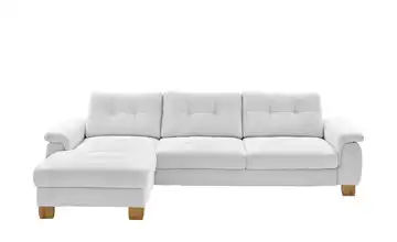 meinSofa Ecksofa aus Cord Suna Silbergrau links Grundfunktion