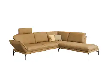 himolla Ecksofa 1478 Gelb rechts Erweiterte Funktion