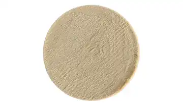 como Hochflorteppich Bunny Ø 120 cm Beige