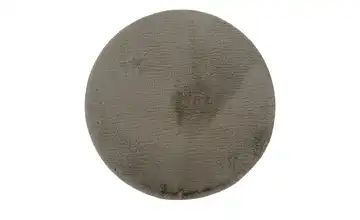 como Hochflorteppich Bunny Ø 120 cm Dunkelbraun