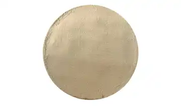 como Hochflorteppich Bunny Ø 160 cm Beige