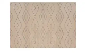 Webteppich Soho Beige Rauten 160x230 cm