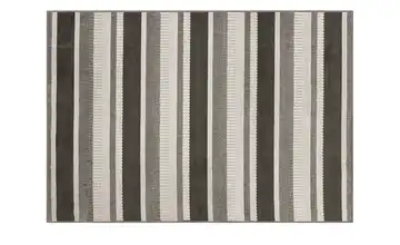 Webteppich Soho Grau Streifen 160x230 cm