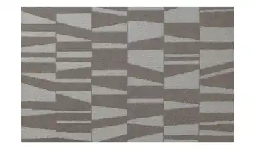 Webteppich Mellow Braun, Weiß Kästchen 80x150 cm