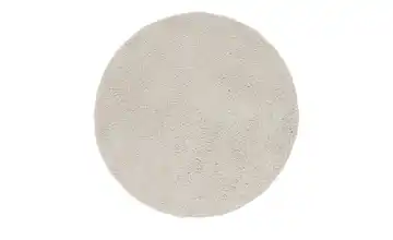 Hochflorteppich Pesante rund Beige Ø 120 cm