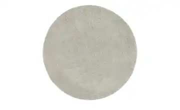 Hochflorteppich Pesante rund Beige Ø 120 cm