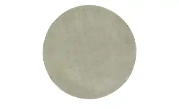 Hochflorteppich Pesante rund Salbeigrün Ø 120 cm