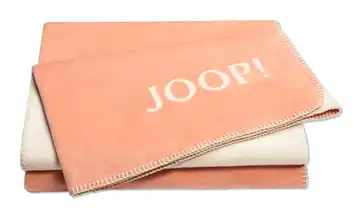 JOOP! Wohndecke Uni Doubleface Orange