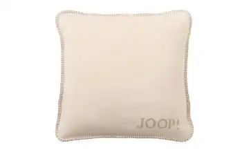 JOOP! Kissen Uni Doubleface Beige