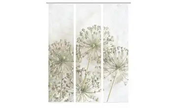 HOME in green Schiebevorhang  