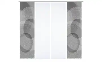 HOME in green Schiebevorhang  