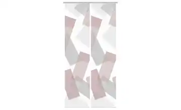 VISION S Schiebevorhang Bordeauxrot 2er-Set