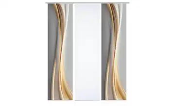 HOME in green Schiebevorhang  